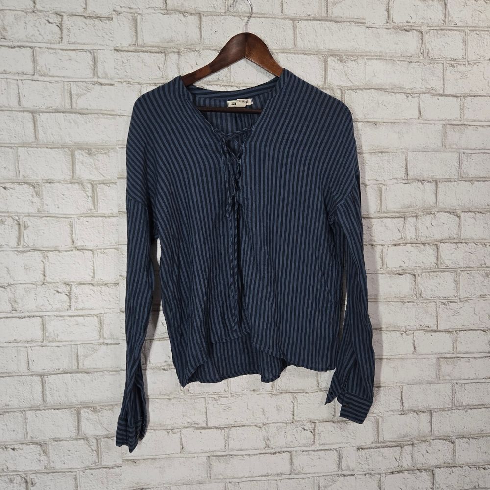 Billabong lace up long sleeve top